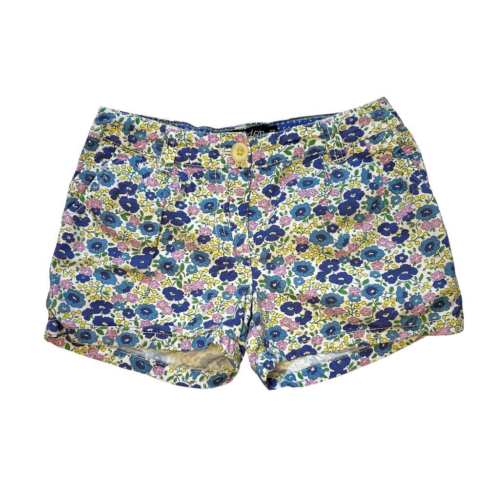 Mini Boden Girls Floral Shorts 7Y